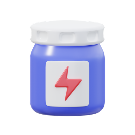 Suplemento proteico  3D Icon