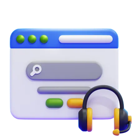 Apoiar  3D Icon