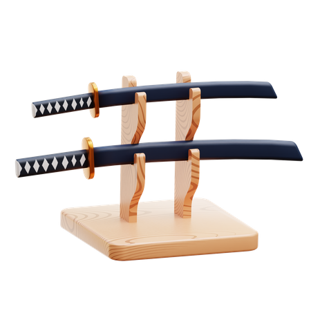 Suporte de katana  3D Icon