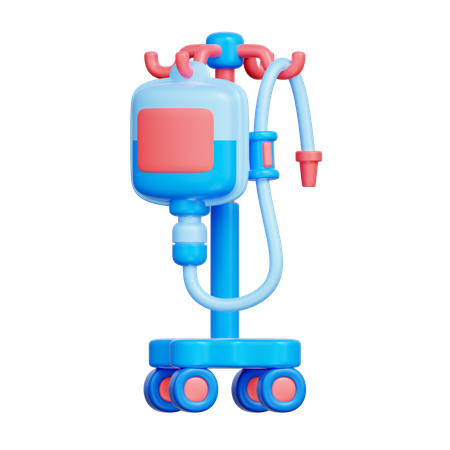 Suporte para infusão intravenosa  3D Icon