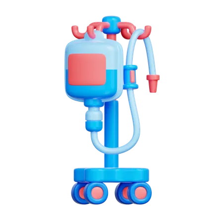 Suporte para infusão intravenosa  3D Icon
