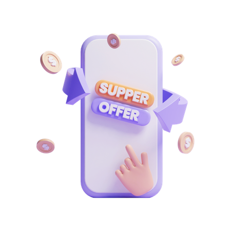Supper Offer  3D Icon
