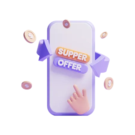 Supper Offer  3D Icon