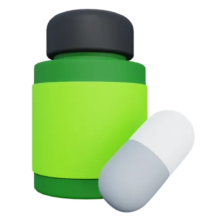 Supplement  3D Icon