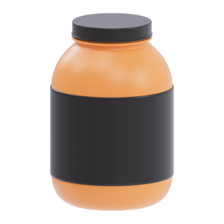 Supplement Bottle  3D Icon