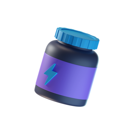 Supplement Bottle  3D Icon