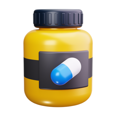 Supplements  3D Icon