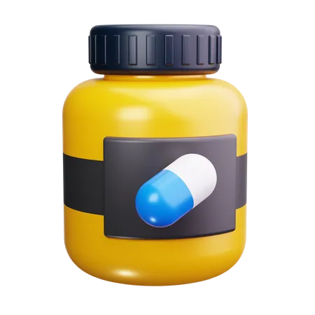 Supplements  3D Icon