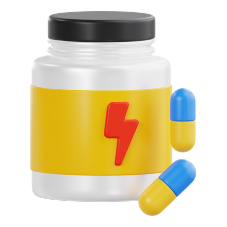 Supplements  3D Icon