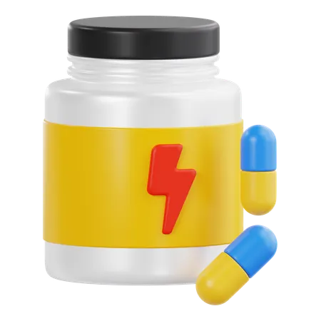 Supplements  3D Icon