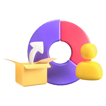 Supply and demand  3D Icon