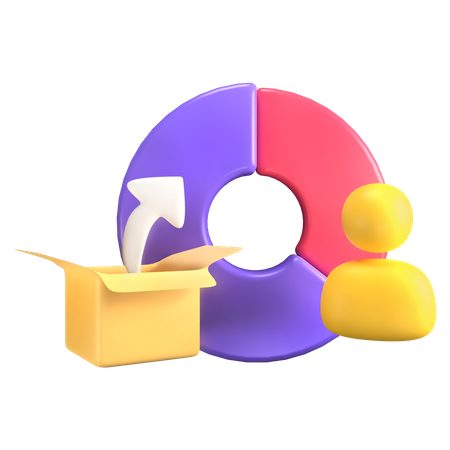 Supply and demand  3D Icon