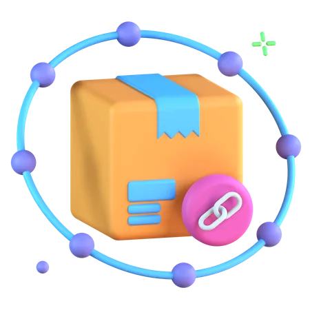 Supply Chain  3D Icon