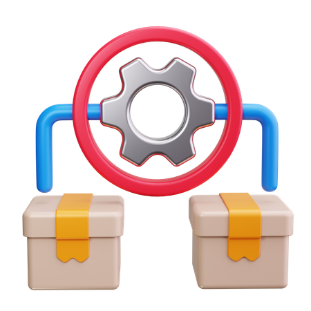 Supply Chain  3D Icon