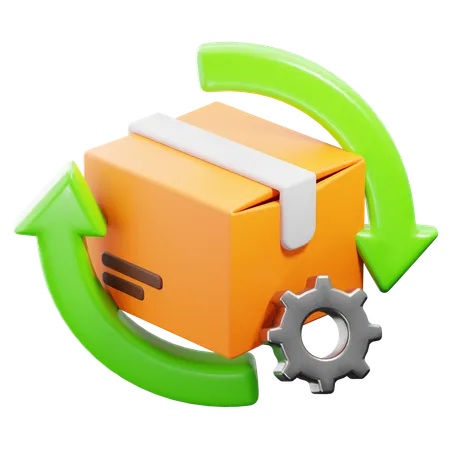 Supply Chain Management  3D Icon