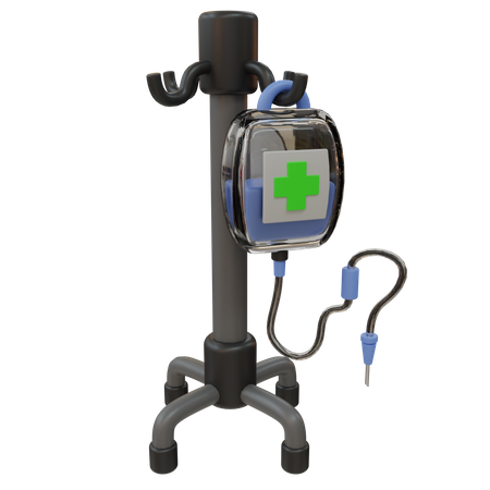 Support de perfusion  3D Icon