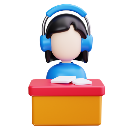 Support Agent  3D Icon