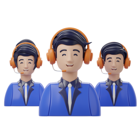 Support Agent  3D Icon