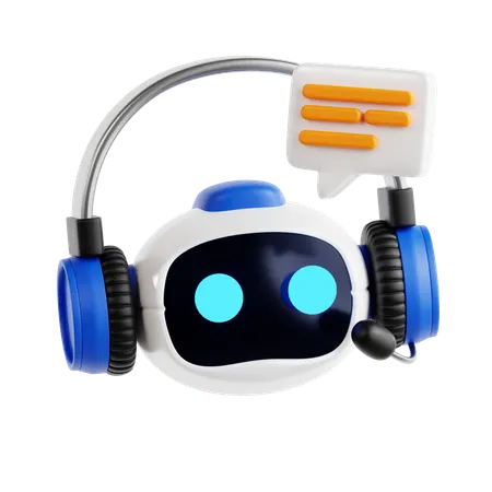 Support Bot  3D Icon