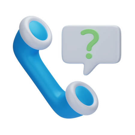 Support Call  3D Icon
