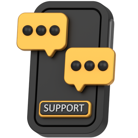 Support chat  3D Icon