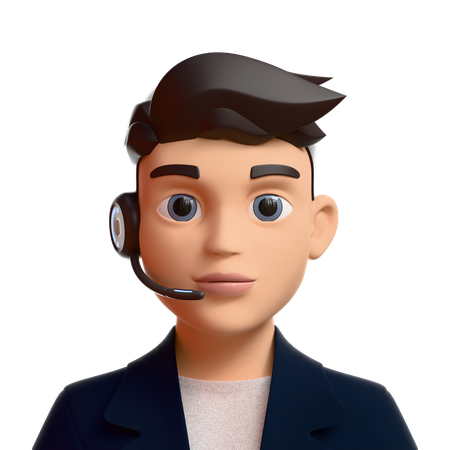 Support client masculin  3D Icon