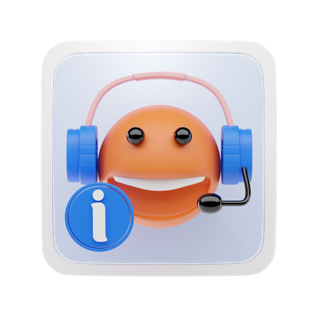 Service client  3D Icon