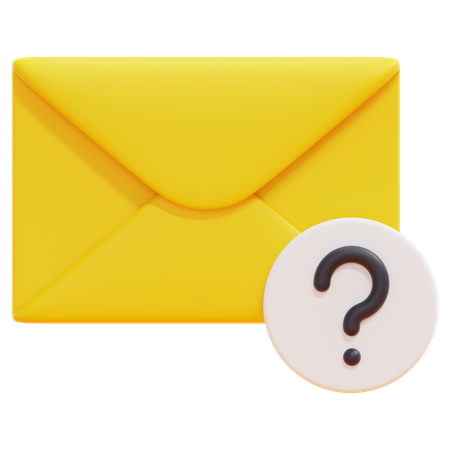 Support Email  3D Icon