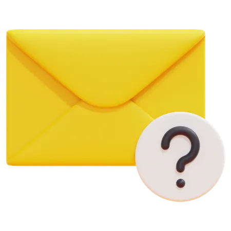 Support Email  3D Icon