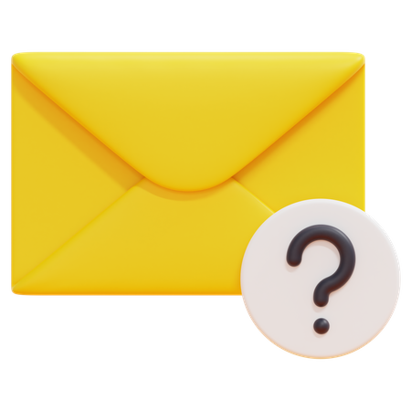 Support Email 3D Icon