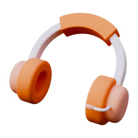 ヘッドフォンをサポート  3D Icon