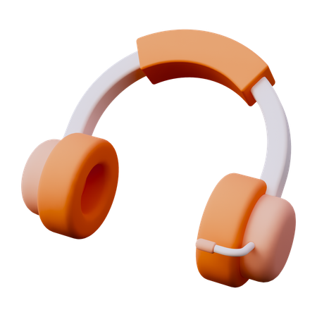 Support Headphone  3D Icon
