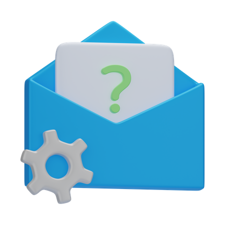 Support Mail  3D Icon