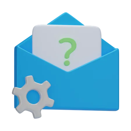 Support Mail  3D Icon