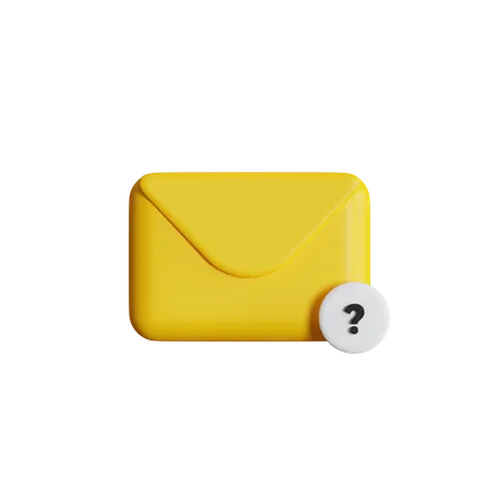 Support Mail 3D Icon