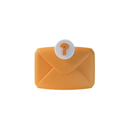 Support Mail 3D Icon