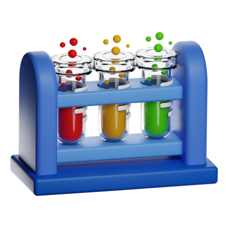 Support pour tubes à essai  3D Icon