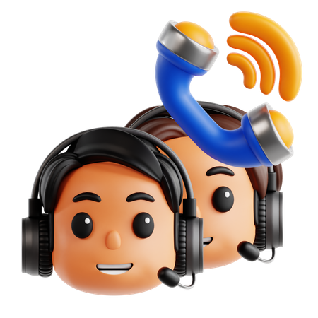 Support queue icon  3D Icon