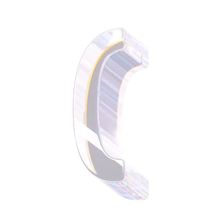 Support rond ouvert  3D Icon