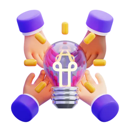 Supportive Team  3D Icon