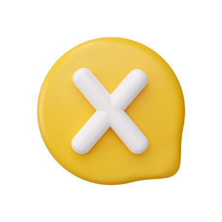 Supprimer le message  3D Icon