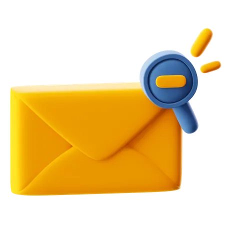Supprimer le courrier  3D Icon