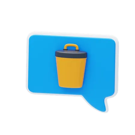 Supprimer le message  3D Icon