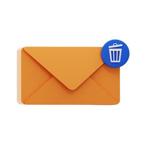 Supprimer le message  3D Icon