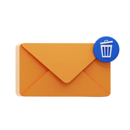 Supprimer le message  3D Icon