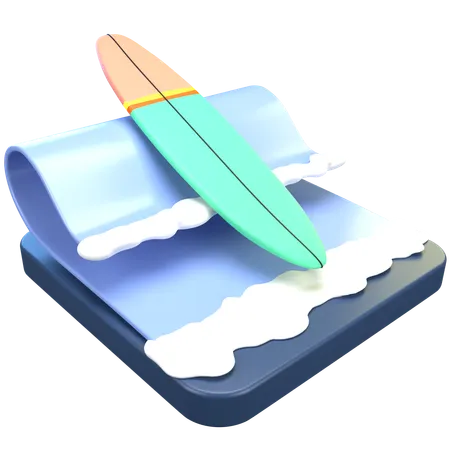 Surf  3D Icon