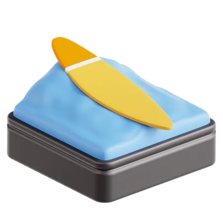 Surfant  3D Icon