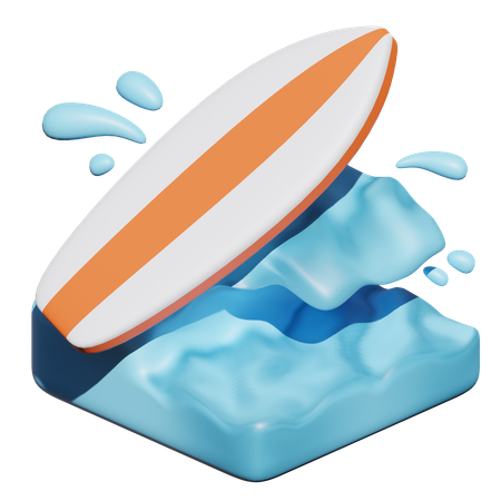 Surfant  3D Icon