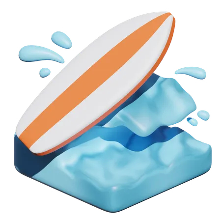Surfant  3D Icon