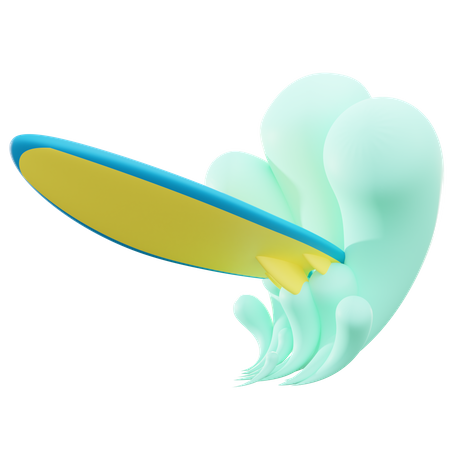 Surf  3D Illustration